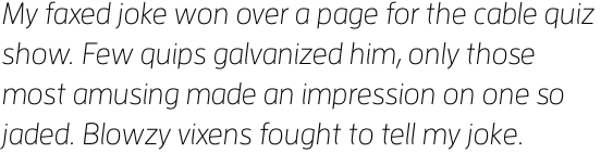 FF Enzo OT Light Italic