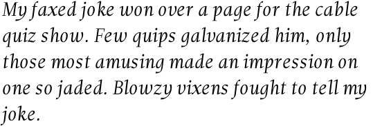 Leitura Italic 1