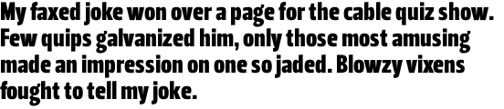 Leitura Headline Sans
