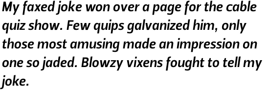 Leitura Sans Italic 3