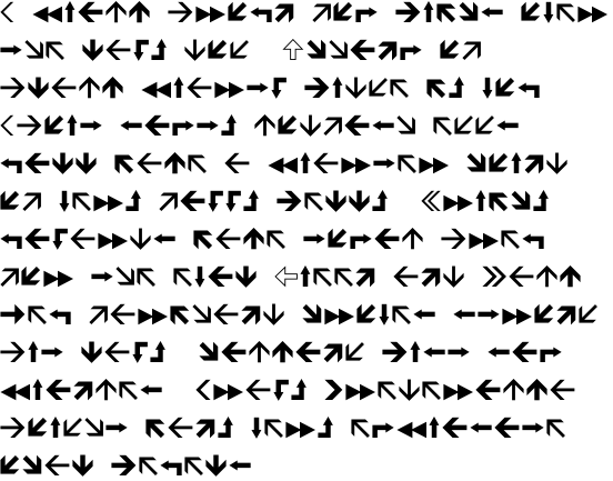 Leitura Symbols Arrows