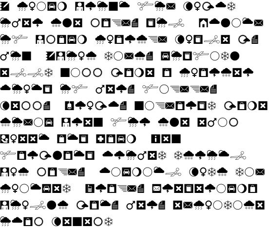 Leitura Symbols Dingbats