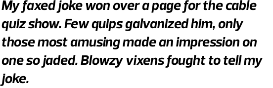 Prelo Bold Italic