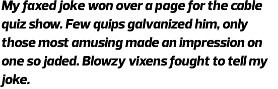 Prelo Extra Bold Italic