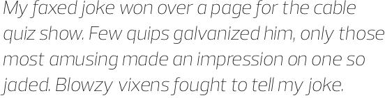 Prelo Extra Light Italic