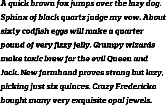 Prelo Slab Black Italic