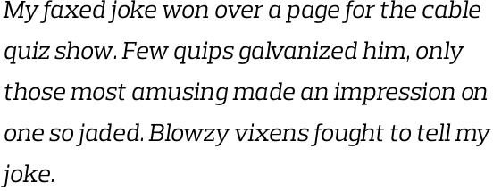 Prelo Slab Book Italic