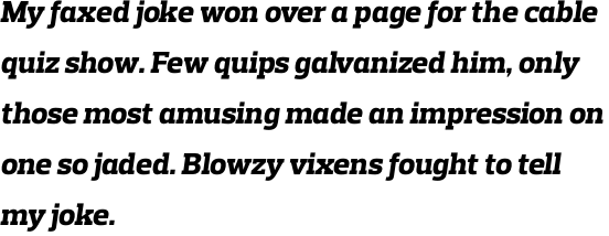 Prelo Slab Extra Bold Italic
