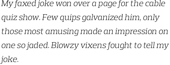 Prelo Slab Light Italic