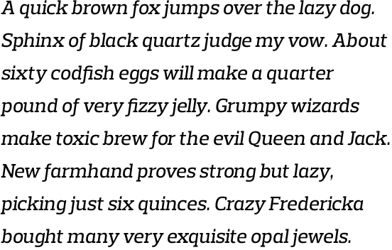 Prelo Slab Medium Italic