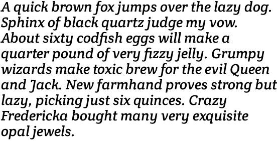 Crete Thick Italic