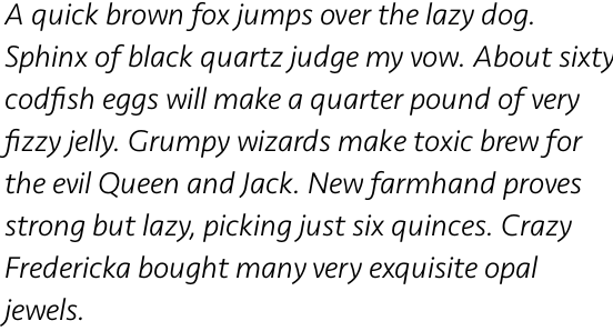 Seravek Light Italic