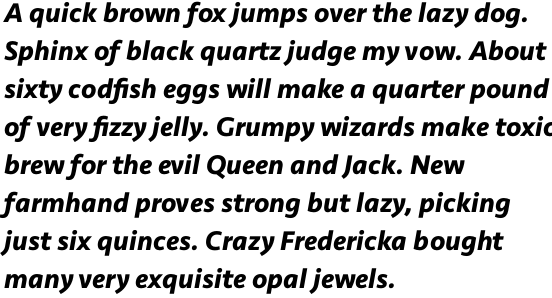 Seravek Basic Bold Italic