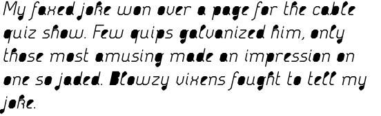 Adhesive Black Italic OT