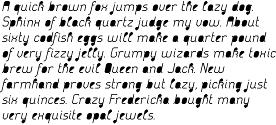 Adhesive Black Italic