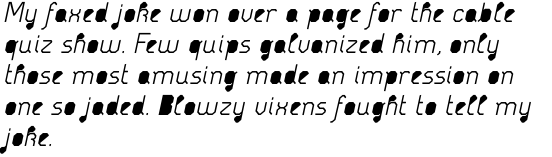 Adhesive Black Italic
