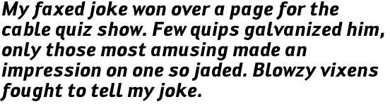 Engel Bold Italic