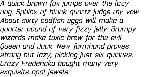 Exakt Bold Italic
