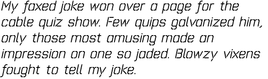 Exakt Regular Italic