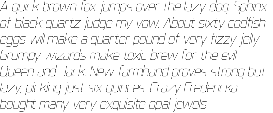 Ikiru Sans Thin Italic