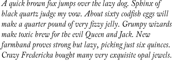 Pradell Italic OT