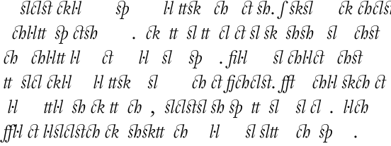Pradell Ligatures Italic
