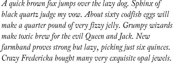 Pradell Italic