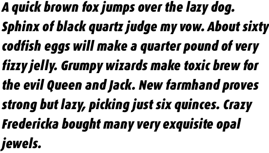 FF Dax Pro Condensed Black Italic