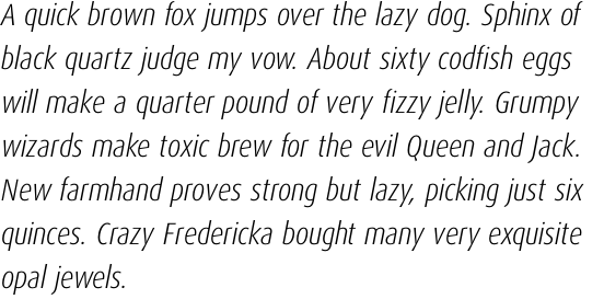 FF Dax Pro Condensed Light Italic