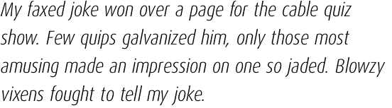 FF Dax Pro Condensed Light Italic