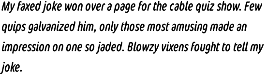 FF Cocon Pro Extra Condensed Regular Italic