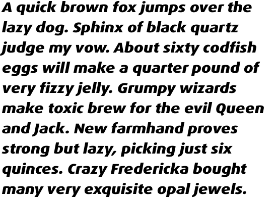 FF Dax Pro Wide Extra Bold Italic