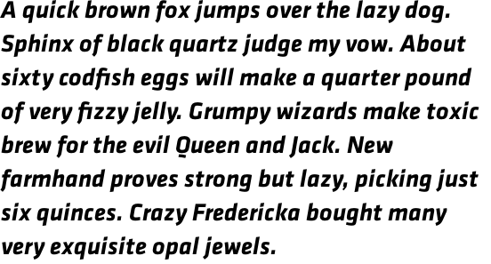 Klavika Basic Bold Italic OT
