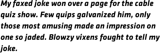 Klavika Basic Bold Italic OT