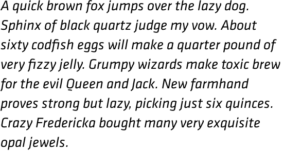 Klavika Basic Regular Italic OT