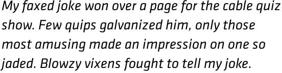 Klavika Basic Regular Italic OT
