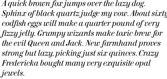 Carmen Italic OT