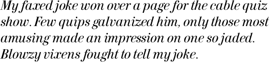 Carmen Italic OT