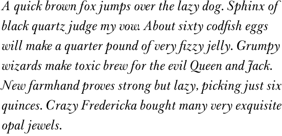 Baskerville 1757 Pro Italic