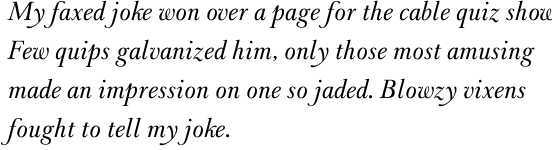 Baskerville 1757 Pro Italic