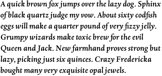 Eason Pro Bold Italic