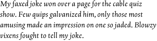 Eason Pro Italic