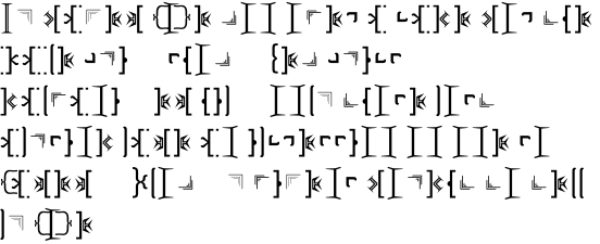 Lisboa Dingbats Bracket