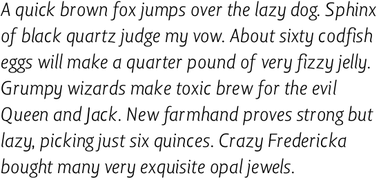 Lisboa Pro Light Italic