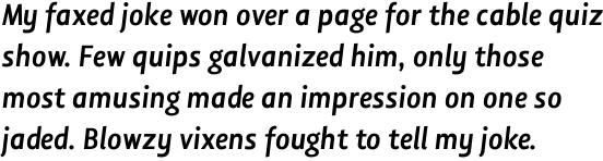 Lisboa Sans Pro Bold Italic