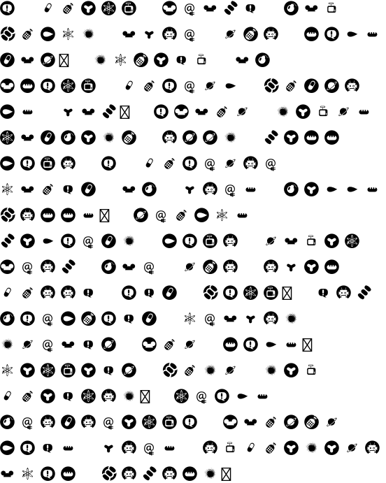 Robotron Dingbats