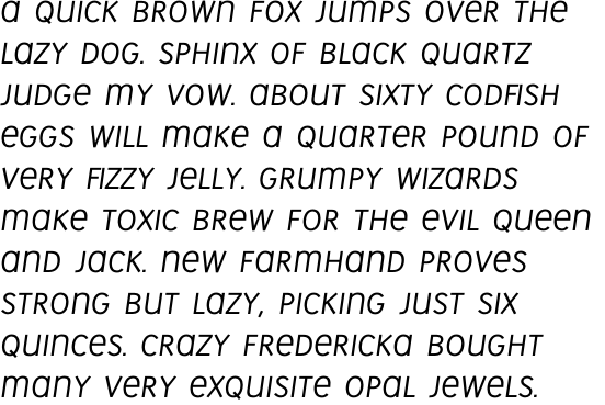 UniF Pro Italic