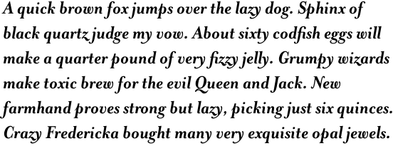 Mrs Eaves Bold Italic OT