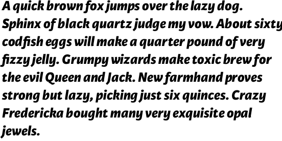 Karmina Sans Extrabold Italic OT