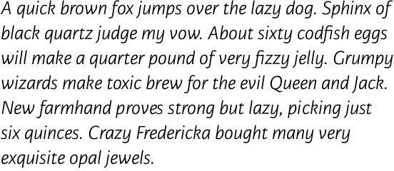 Karmina Sans Light Italic OT